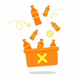 Списание упакованной воды для общепита